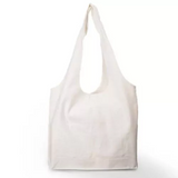 White Blank DIY Large Cotton Canvas Tote Bag